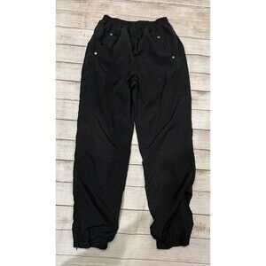 Jamie Sadock Pants Size Small Black Womens Joggers Elastic Waist Rain Pockets